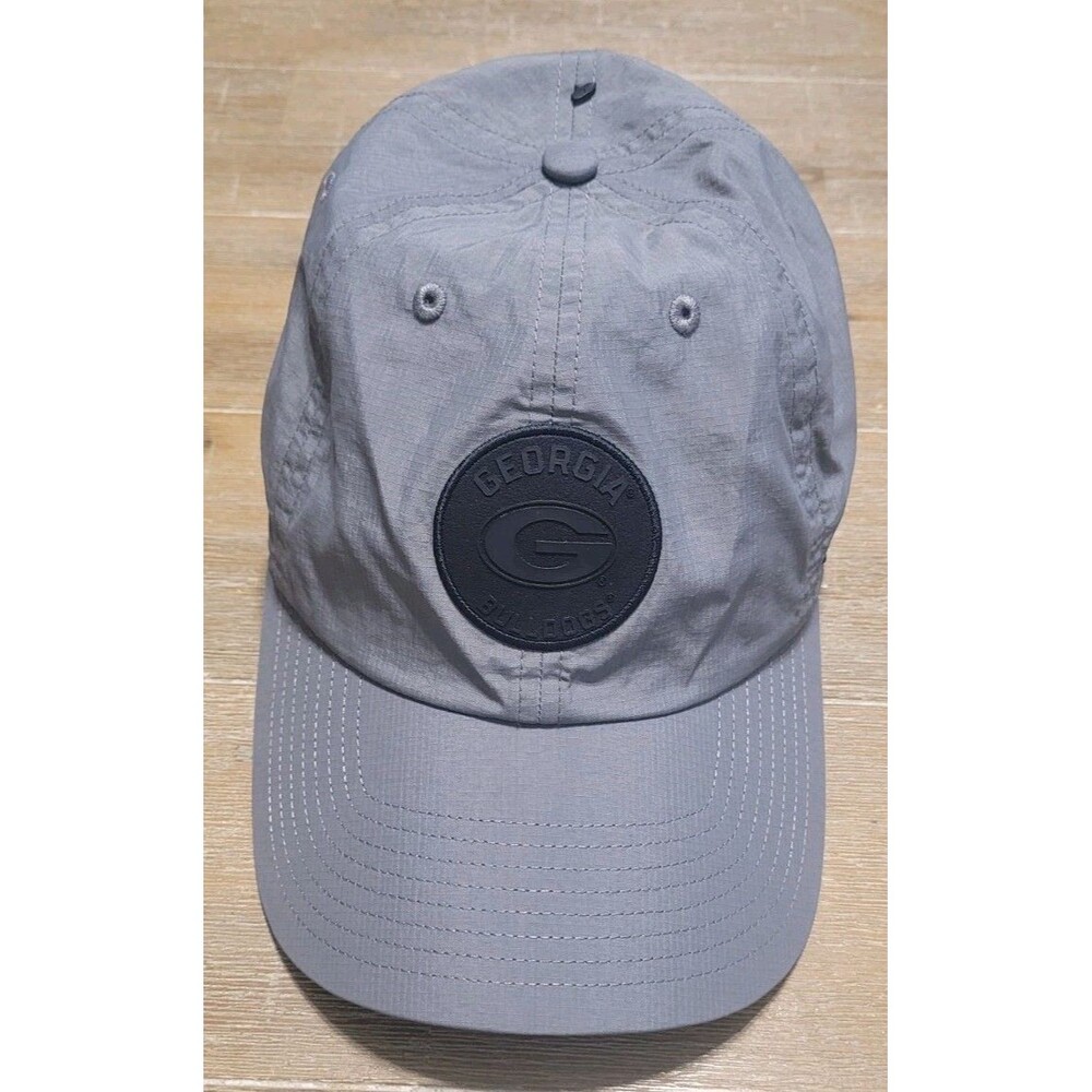NEW ‘47 Brand Georgia Bulldogs Dad Hat Gray W/ Black Patch Clean Up Lightweight